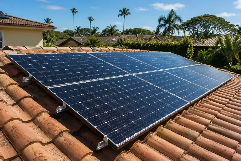 Installation de panneaux solaires à Pluherlin
